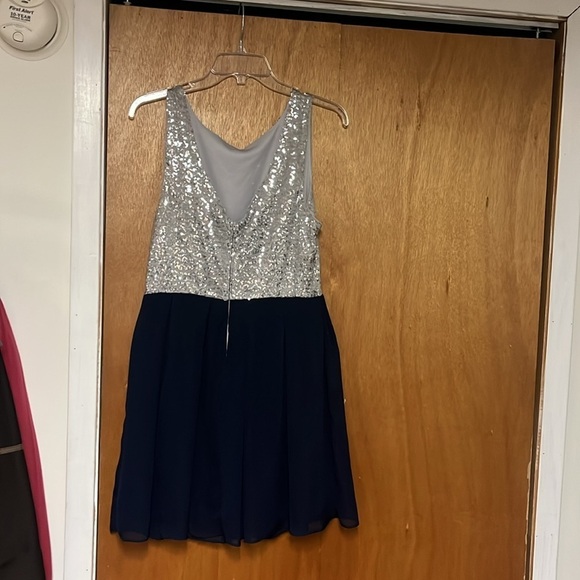 B. Darlin Sequins and Navy Dress - Picture 2 of 4